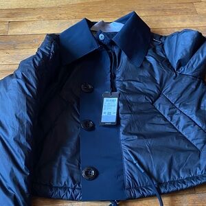 G-Star Black Quilted Jacket with Button Detail